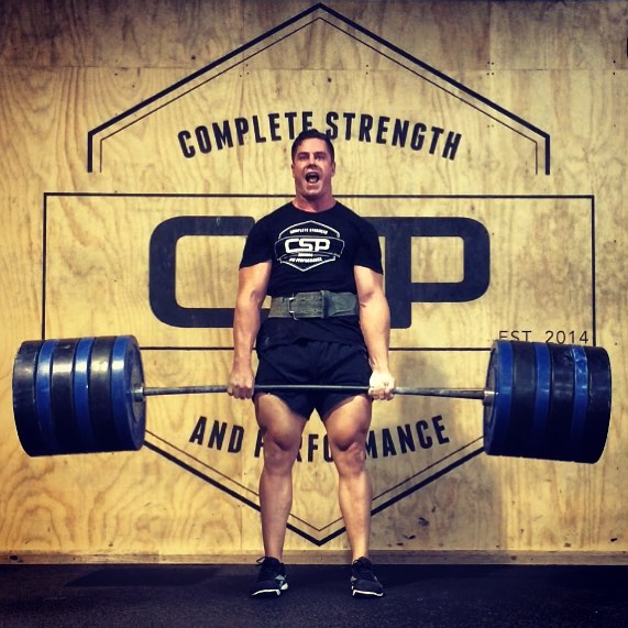 Coach Az training at the gym